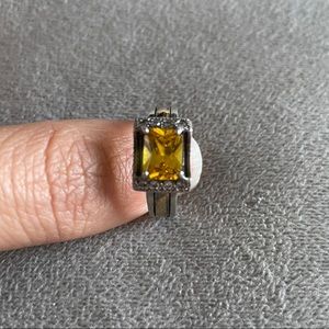 Sterling Silver and 18k gold ring